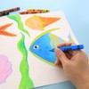 BAZIC 8 Color Premium Quality Super Jumbo Triangle Crayon