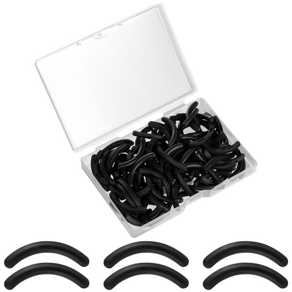 BUTBU 100 Stück Ersatzpads, Wimpernzange Gummi, Universal Ersatzgummis für wimpernzange,