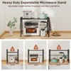Somdot Microwave Oven Rack, Expandable Microwave Stand Countertop Kitchen Utensils