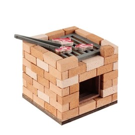 Yeonggongbang DIY Wooden Model Assembly Kit Mini Brick Barbecue Grill CM946 / DIY 나무 모형 조립 키트 미니 벽돌 바베큐그릴 CM946