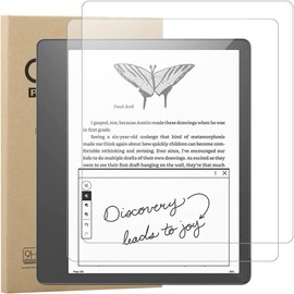 MEMELOKA Schutzfolie für Kindle Scribe 2024/2022 10.2 Zoll, 2 Stück [Hohe Empfindlichkeit][Anti-Bläschen][Anti-Fingerabdruck] 9H Härte Anti-Kratzen Gehärtetes Glas Displayschutz Kindle Scribe
