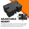 TAVIEW Bench Press Block (2-5 Board),Bench Press Board Press Adjustable