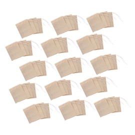 COLLBATH 200pcs Disposable Tea Filter Bags with Drawstring Loose Tea Infuser Sachets Coffee and Herbal Blends and Easy Cleanup
