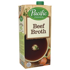Pacific Foods Beef Broth, 32 oz (Pack of 12)
