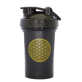 BBEXP-20-FOL Blender Bottle, Classic V2 Flower of Life BlenderBottle Classic V2, 20 oz (600 ml), EXPAND, Collaboration Bottle, Full Color Black
