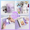 Sticker Book, a7 Girls, Sticker Notebook, Mount, Transparent Binder, Refill,