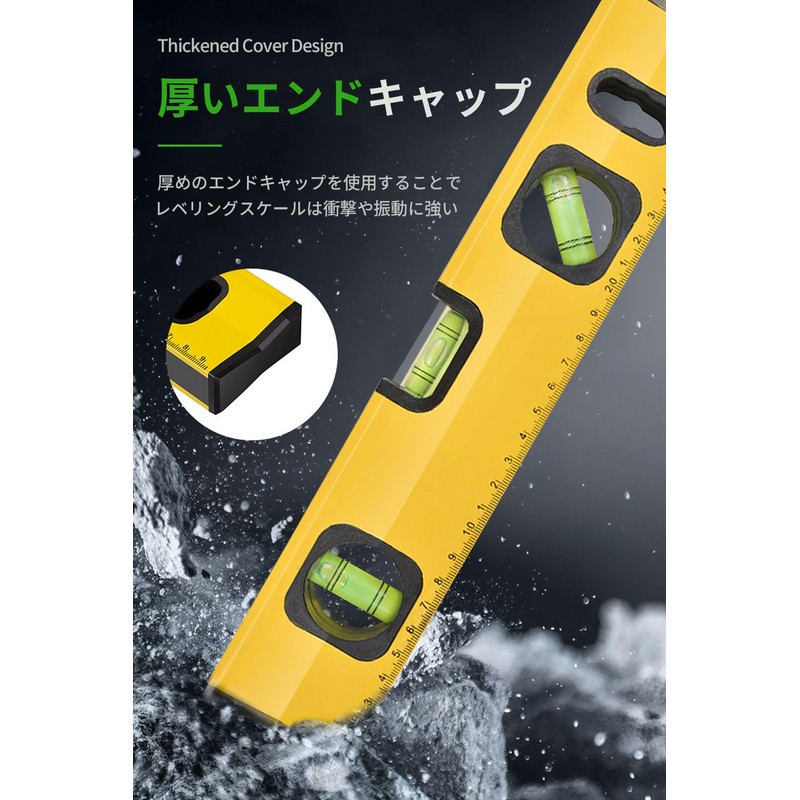 Leveler, Magnetic Level, 11.8 inches (300 mm), Magnetic Adsorption, Incline
