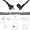 IEC 5M Power Lead 90 Degree Right Angled C13 Plug