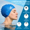 Whale Silicone Swim Cap - Waterproof, Non-Slip, High Elasticity -