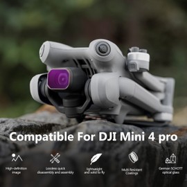 STARTRC PHOTO Mini 4 Pro Filter Set for Mini 4 Pro Accessories, 6 Pack UV CPL ND8 ND16 ND32 ND64 Filter, Neutral Density Filter and Circular Polarising Filter