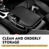 Car Center Console Cover, Waterproof Arm Rest Pad with 2