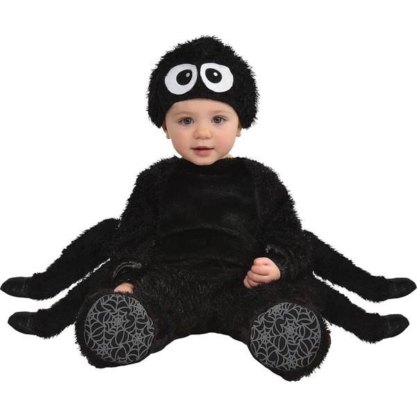 Amscan Baby Spider Crawler Costume Kit - 6-12 Months, Black - 1 Set
