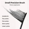 Mascara Mascara with Small Precision Brush for Fine Short Eyelashes,