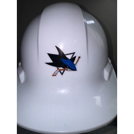 San Jose Sharks Decal Helmet Hard Hat Window Laptop up to 14" FREE TRACKING - 2 Inch