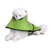 Dog Raincoat Polyester Pet Rain Cape Jacket Reflective Stripe Waterproof