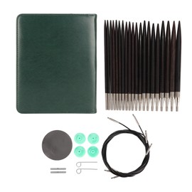 Interchangeable Circular Knitting Needles Set with 10 Different Size Crochet Needles 1 Storage Case for Knitting