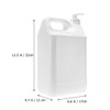 Empty Pump Bottle Dispenser - 5L Refillable Liquid Pump Bottles