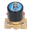 Solenoid Valve Brass Electric 2 Way 1/2in Normally Closed for