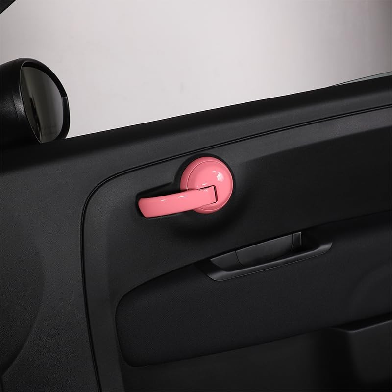Suitable for Fiat 500 2010-2024 Car Inner Handle Panel Decorative