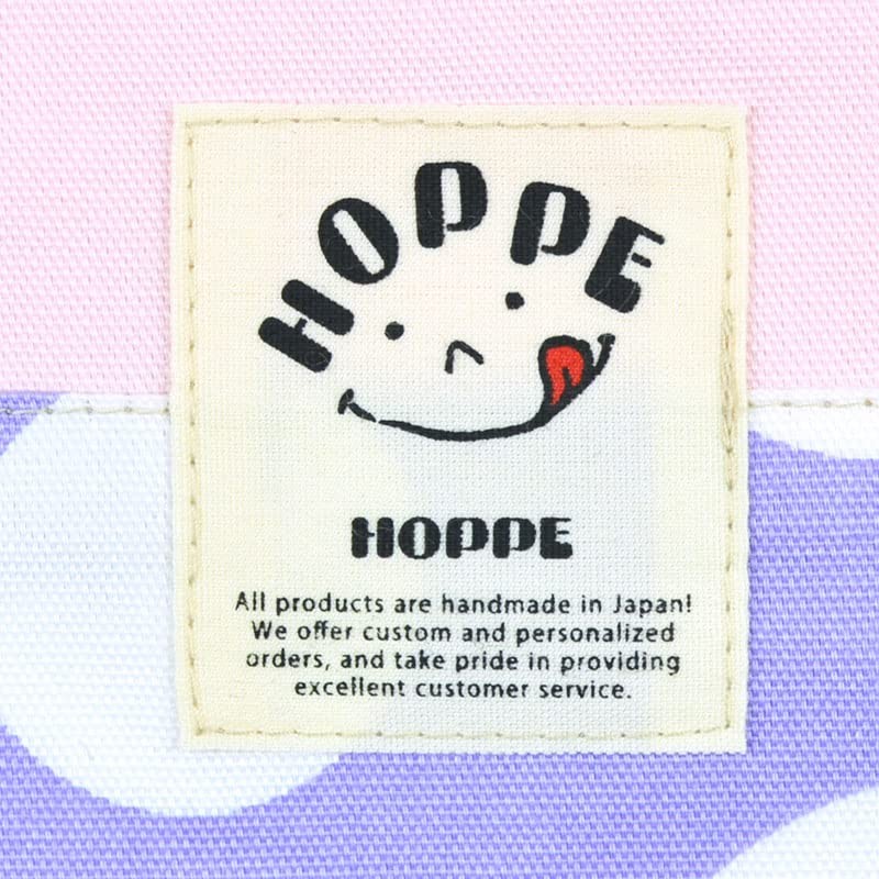 HOPPE M Drawstring Lavender Dot, Made in Japan, Handmade for