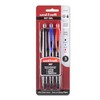 uni-ball 307 Retractable Gel Pens, Micro Point (0.5mm), Assorted, 3