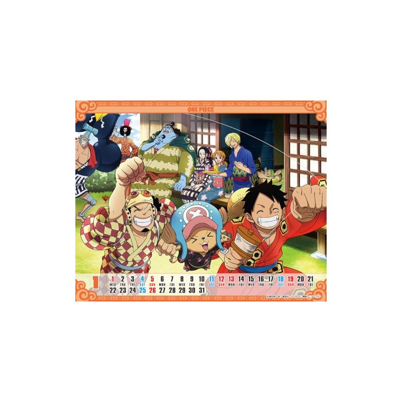 Toei Animation 2025 One Piece Desk Calendar CL-015
