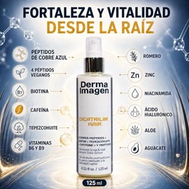 Cicatrilim Hair Sérum para Cuero Cabelludo con Péptidos de Cobre y 4 Péptidos Veganos, Uso Diario, 125 ml