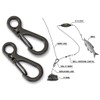 Black Cat Multi Snap – 2 Hooks for Catfish Fishing,