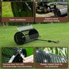 Compost Spreader 44 Inch Towable Peat Moss Spreader with Installation