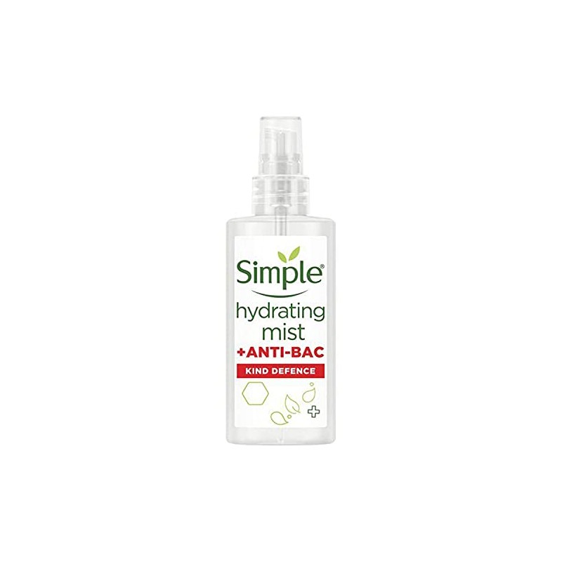 2 Pack of Simple Hydrating Mist + Anti-Bacterial Kind Defence