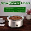 Zopper 2 x 5 Slow Cooker Liners Cooking Bags For