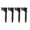 TRQ Ignition Coil Set 4 Piece Compatible with 2017-18 Alfa