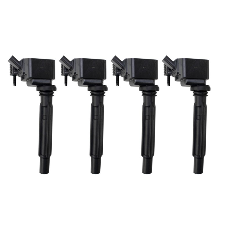 TRQ Ignition Coil Set 4 Piece Compatible with 2017-18 Alfa