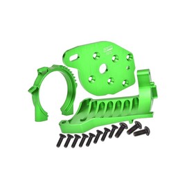 GPM Upgrades Aluminum Motor Mounts for 1/10 Maxx Monster Truck（89076-4）/1/10 Maxx W/Widemaxx Monster Truck（89086-4） RC Car (Green)