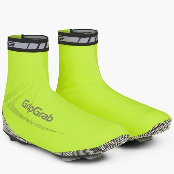 GripGrab Unisex's RaceAqua Road Bike Rain Aero Overshoes Waterproof Windproof Cycling Shoe-Covers Sleek Tight Fitting Gaiters, Yellow Hi-Vis, M (EU 40/41-UK 7/7.5)