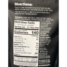 Peanuts Charlie Brown/Snoopy Comic Hot Cocoa Mix 14oz, RARE Collectable!