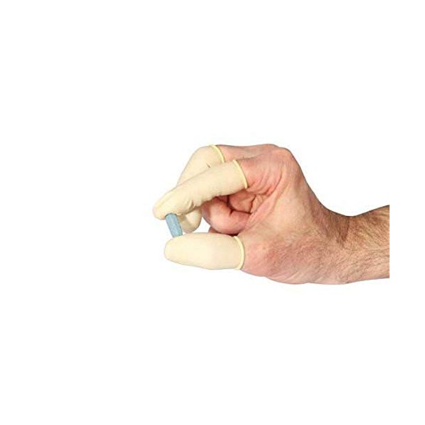 Honeywell 135LNR/L Finger Cot, Nitrile, Large, White (Pack of 720)