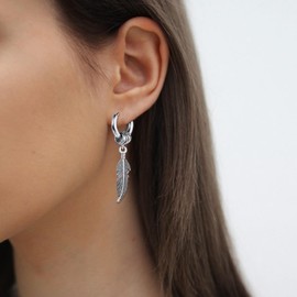 Feather Earrings for Women Dangling Boho Bohemian Earrings for Women Multicolor Long Tassel Feather Earrings for Women Trendy Jewelry Gifts