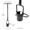 Omesata Sod Plugger, Bulb Planter with Long Handle and Serrated