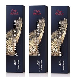 Wella Koleston Perfect ME+ 12/81 Special Blonde Pearl Ash 60 ml Pack of 3