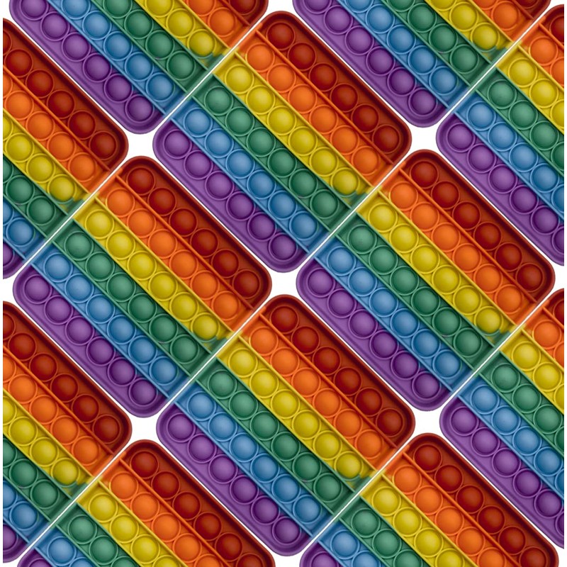 Droquimur Pop It Sensory Anti-Stress Toy Bubble Explode Relaxing Fidget