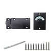 T Tulead Door Lock Indicator Black Bathroom Stall Door Latch