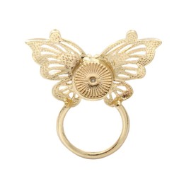 NOUMANDA Gold Butterfly Magnetic Eyeglass Pin Brooch Glasses Spectacles Sunglasses Holder for Women