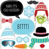 Big Dot of Happiness Winter Party - Photo Booth Props