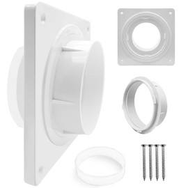 Dryer Vent Hose Connector,Quick Connect & Disconnect Dryer Vent Wall Plate, for Ceiling Walls Greenhouses Air Circulation Systems