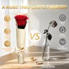 Yamonic Preserved Real Rose Gifts for Women, Single Red Rose