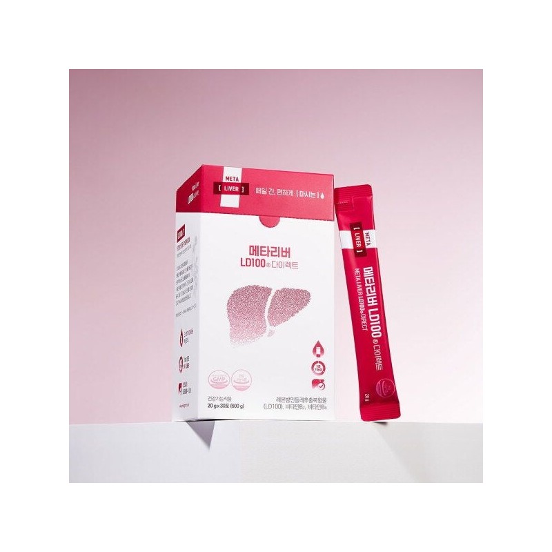 Realgram [리얼그램] [메타리버] LD100 다이렉트 20g x 15포 (300g) 1박스