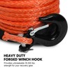 ZESUPER 3/8" x 100ft Synthetic Winch Rope Dyneema 12 Strand