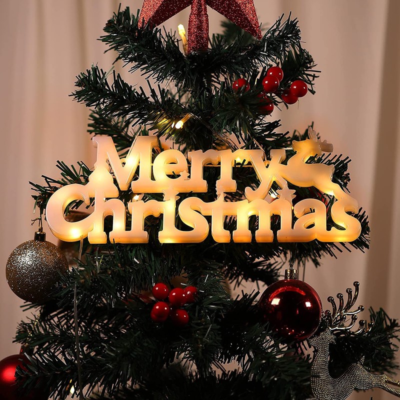Eggeil Christmas Ornament, Christmas Tree, Decorative Illumination Light, Indoor and