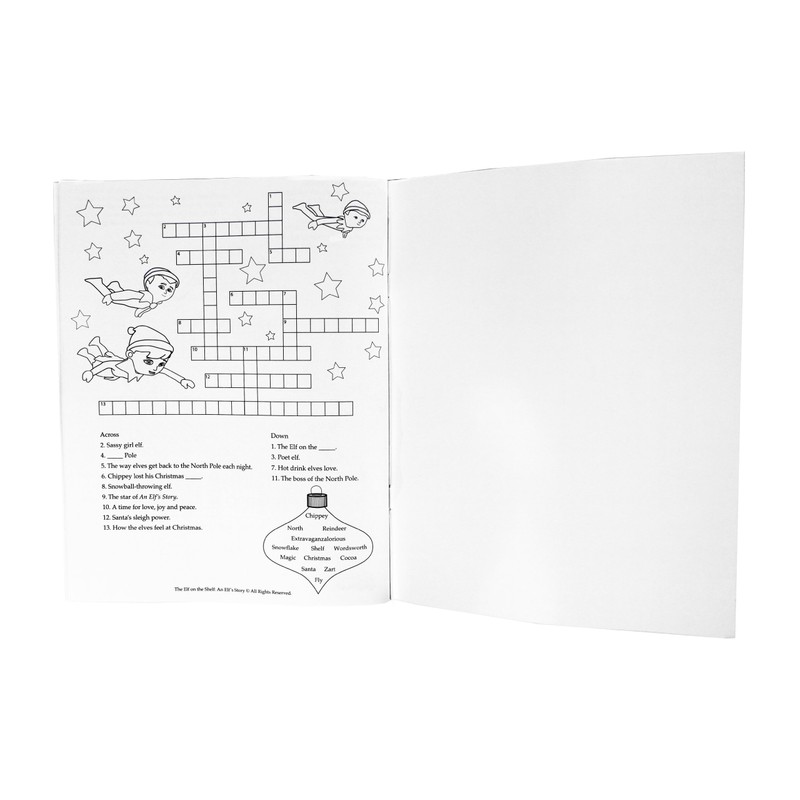 Elf on The Shelf: an Elf's Story Coloring Book